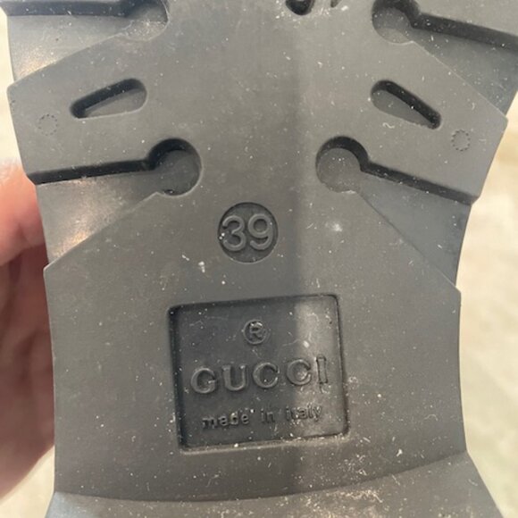 Gucci Marmont Wellington Rain Boots, Size 9 - Picture 7 of 12